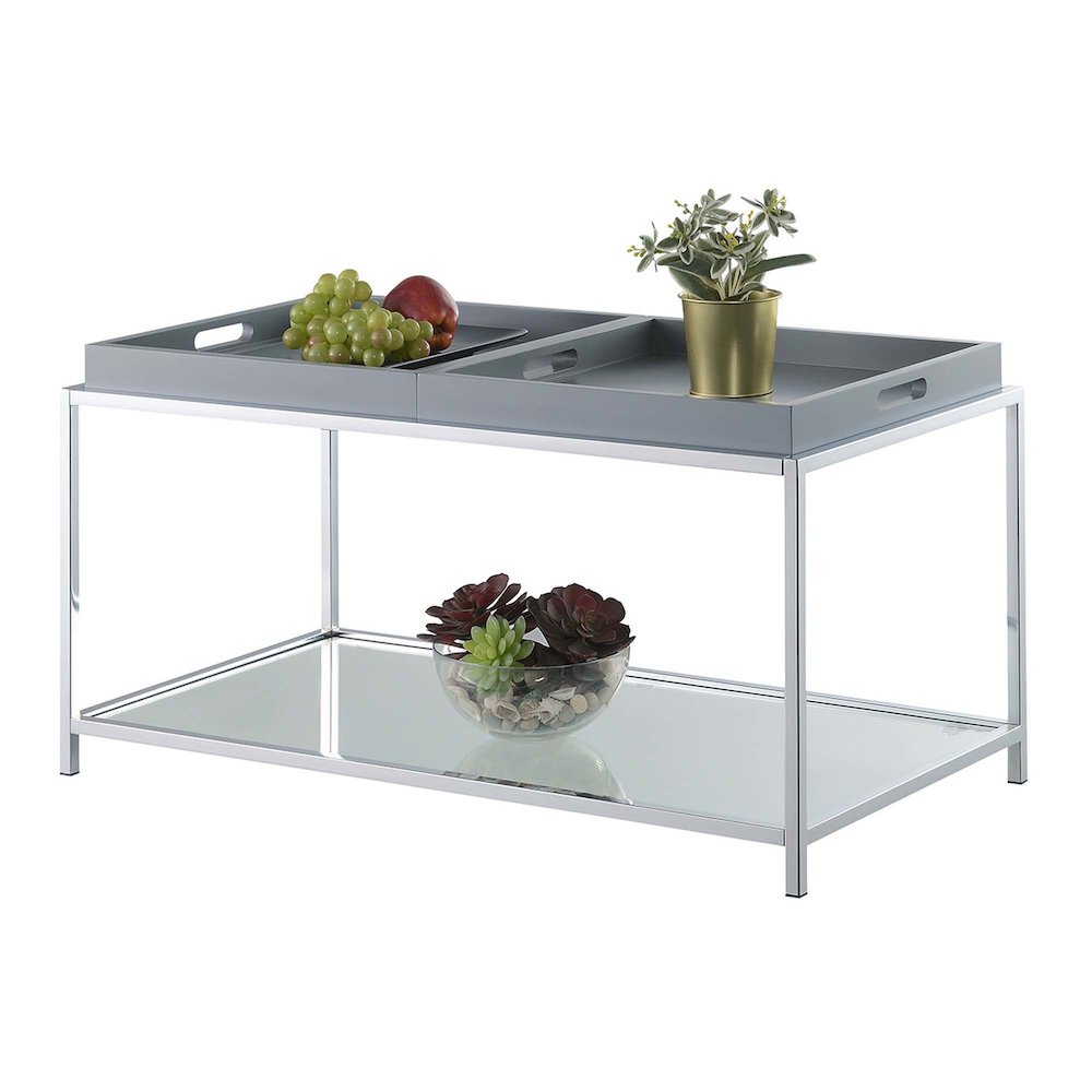 Palm Beach Coffee Table, Gray. Picture 3