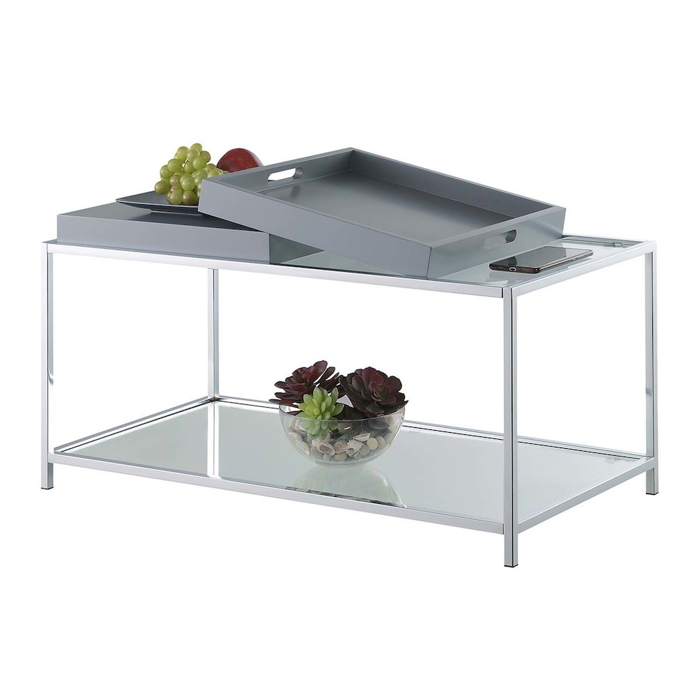 Palm Beach Coffee Table, Gray. Picture 4