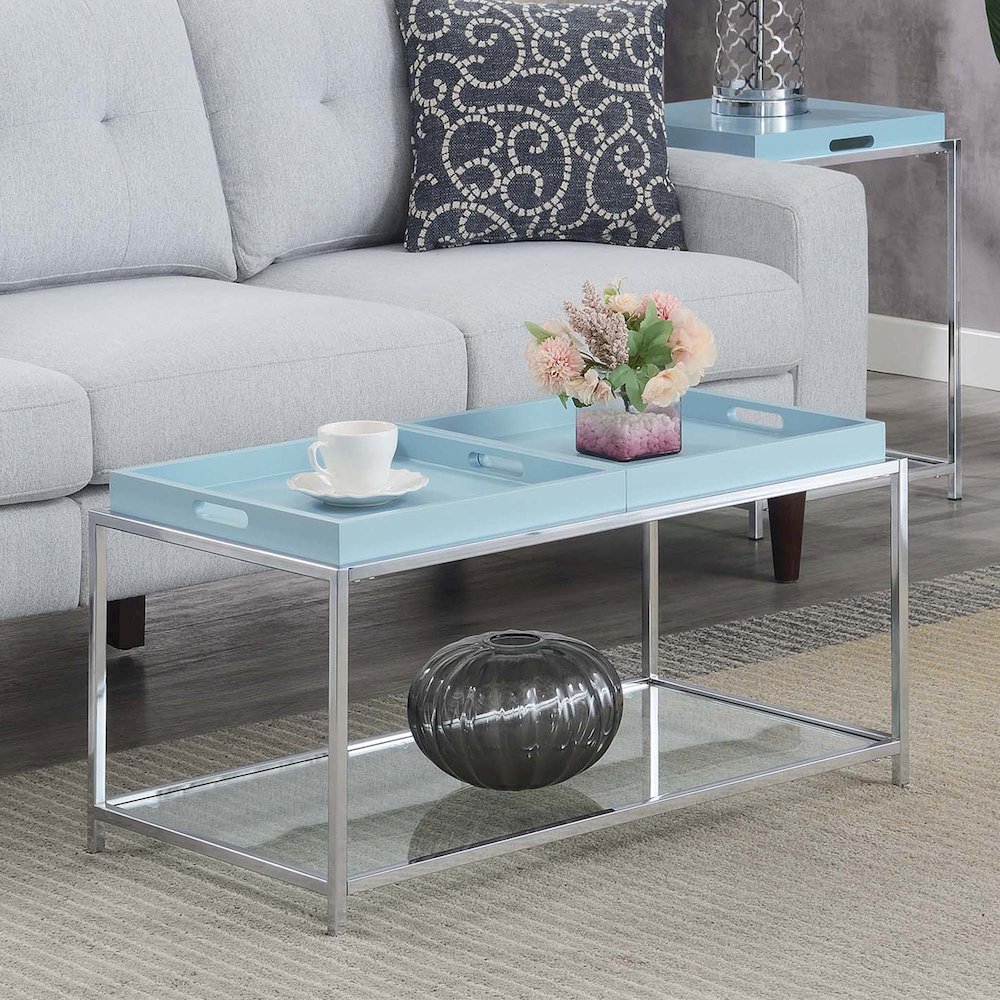 Palm Beach Coffee Table, Sea Foam. Picture 2