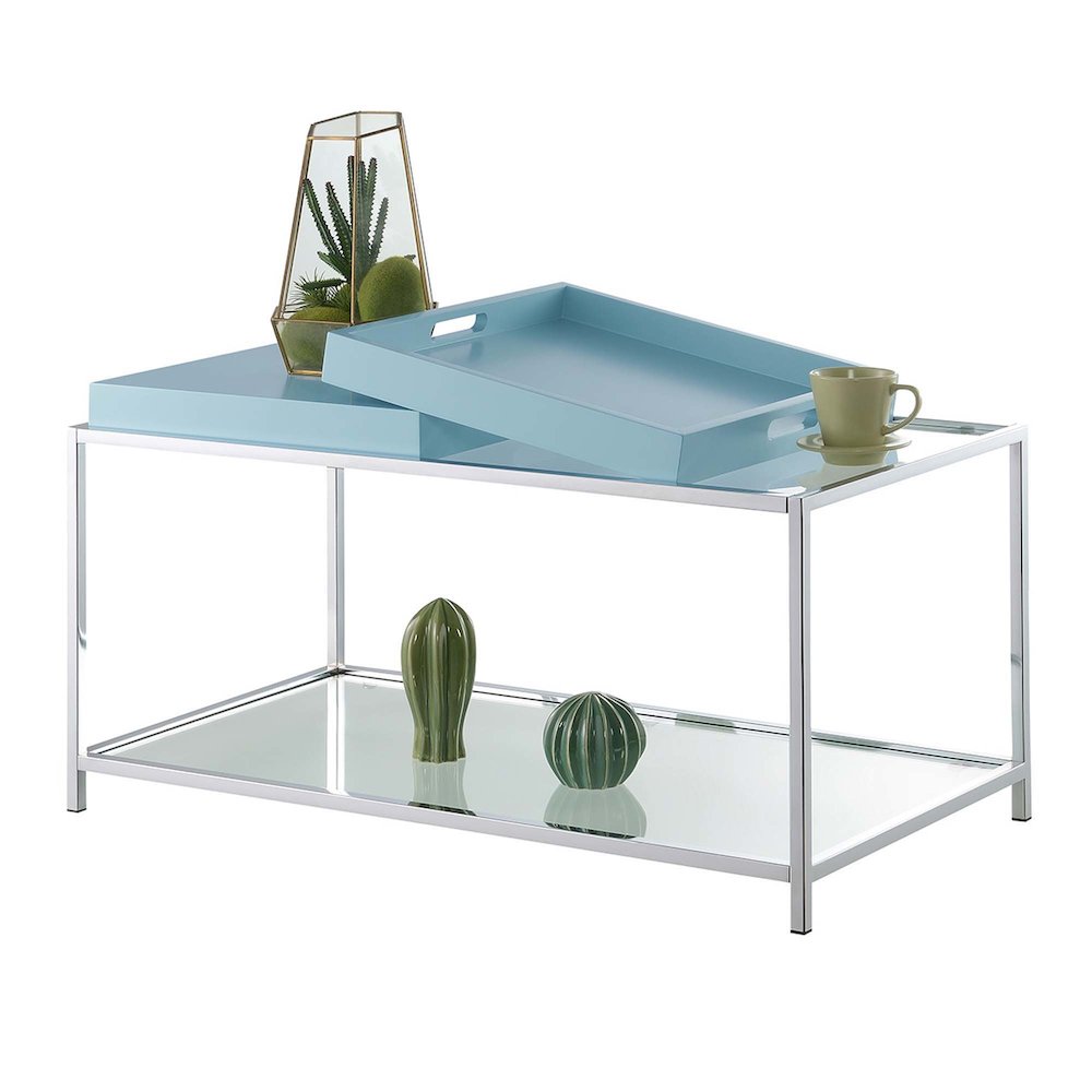 Palm Beach Coffee Table, Sea Foam. Picture 4