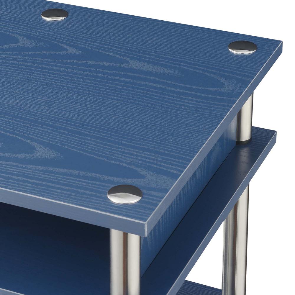 Designs2Go No Tools Student Desk, Cobalt Blue. Picture 4