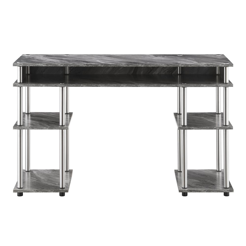 Designs2Go No Tools Student Desk, Gray Marble. Picture 4