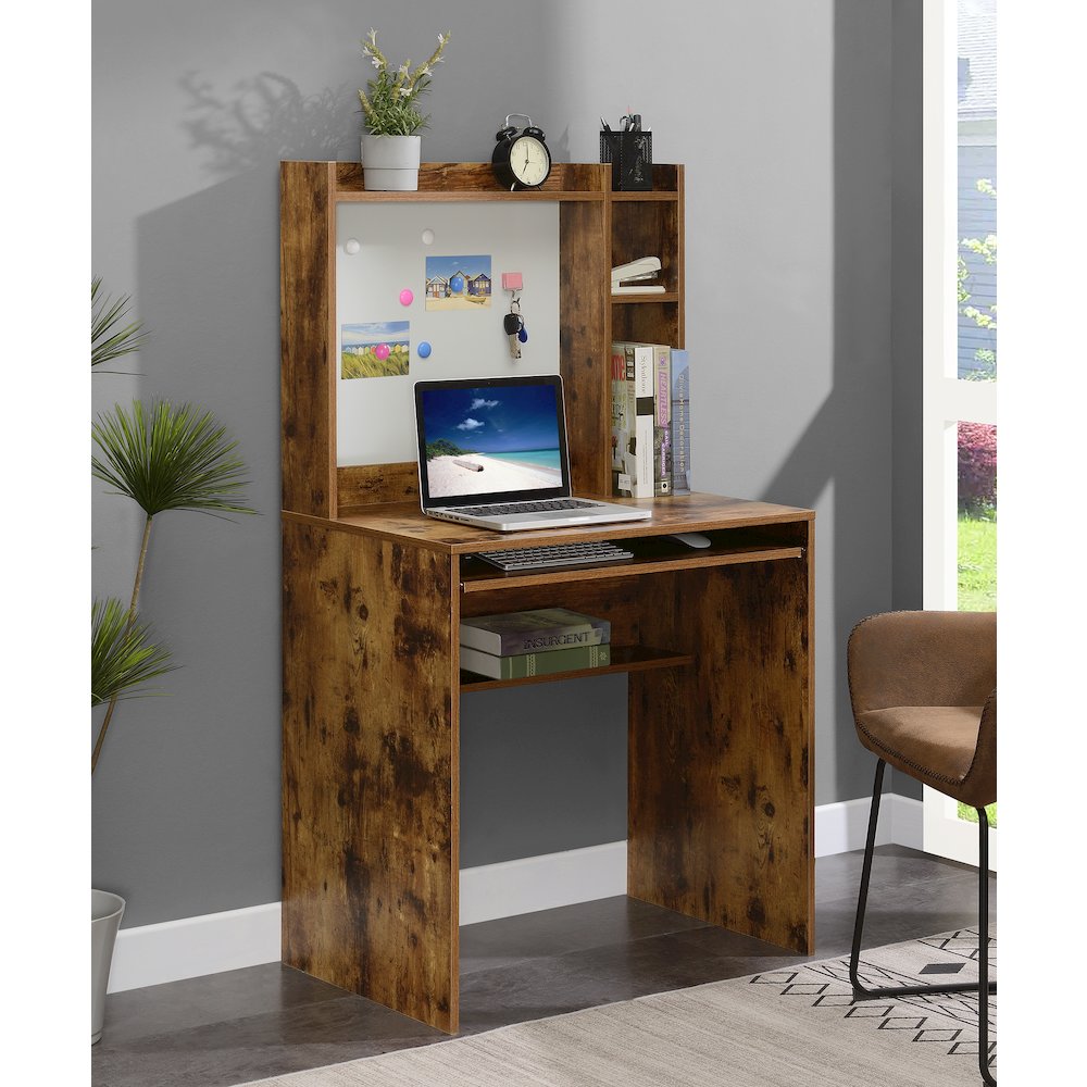 Designs2Go Student Desk with Magnetic Bulletin Board and Shelves. Picture 2