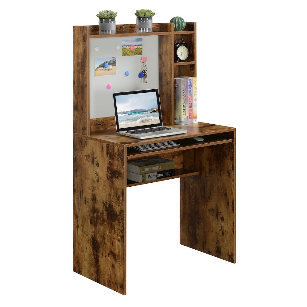 Designs2Go Student Desk with Magnetic Bulletin Board and Shelves. Picture 3
