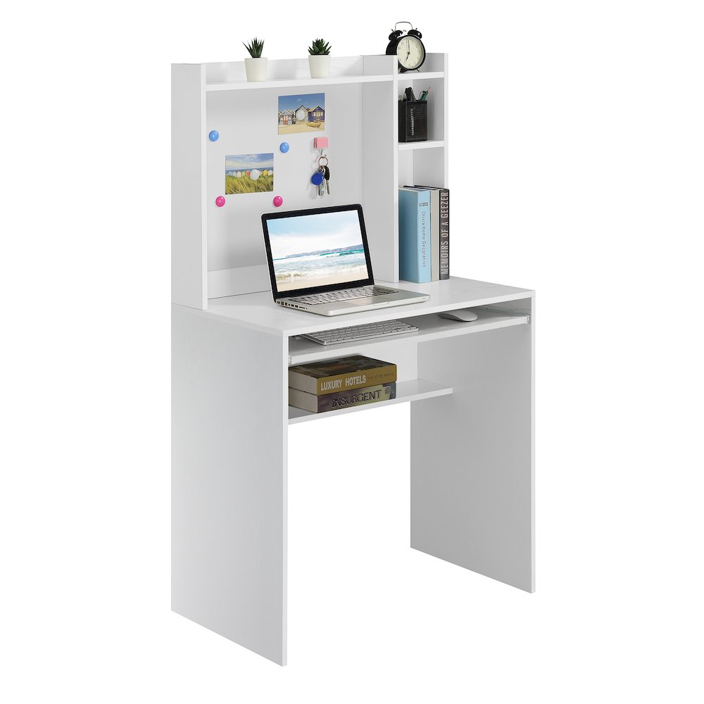 Designs2Go Student Desk with Magnetic Bulletin Board and Shelves. Picture 3