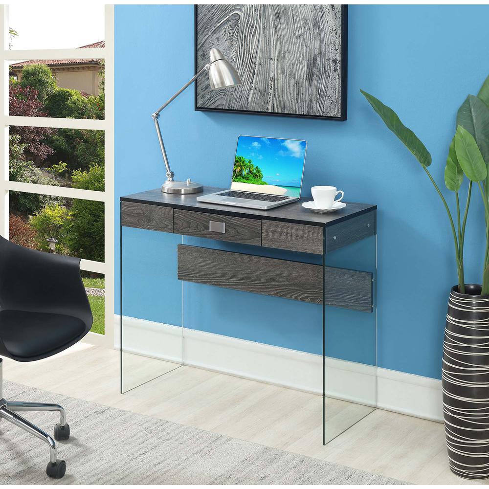 SoHo Glass 36" Desk. Picture 2