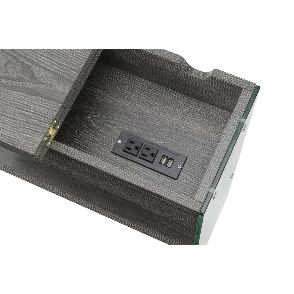 SoHo Electric Flip Top End Table. Picture 5