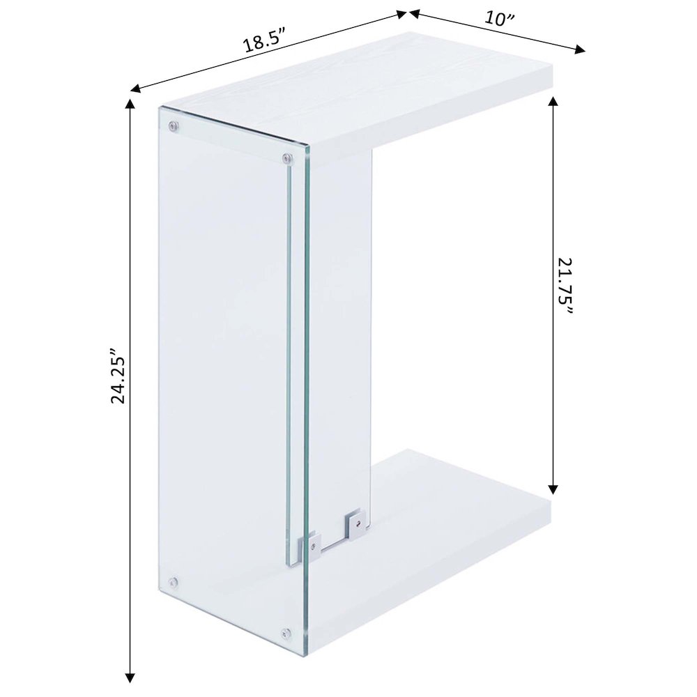 SoHo C End Table, White. Picture 4