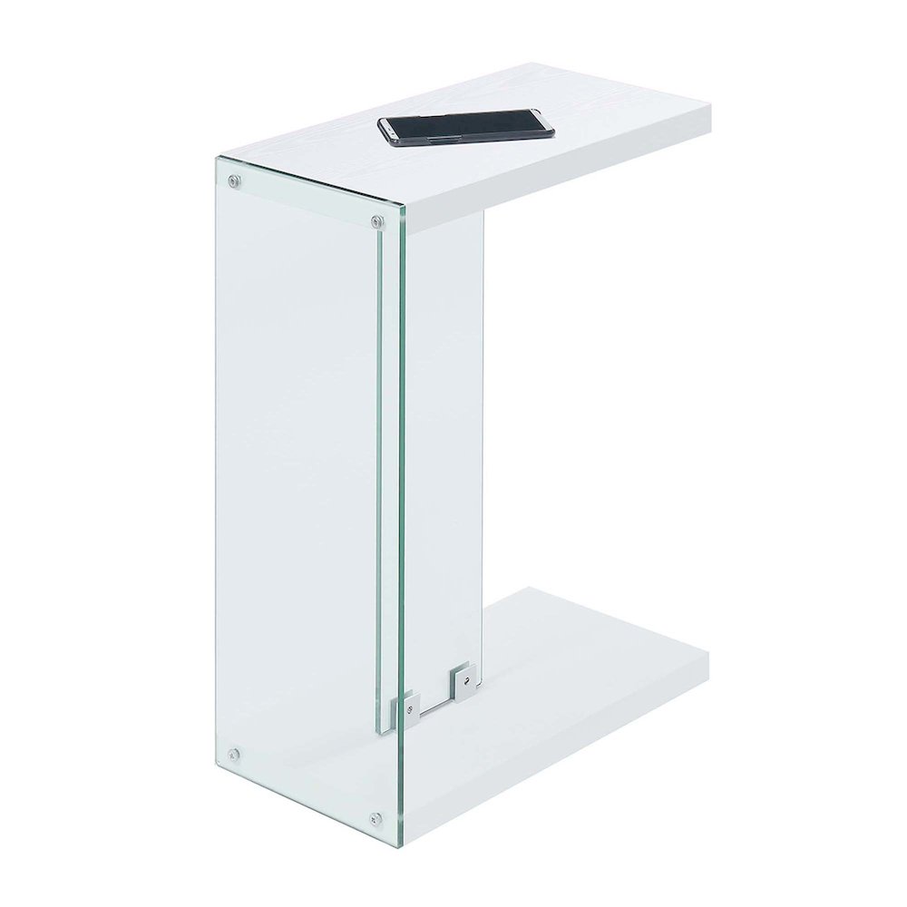 SoHo C End Table, White. Picture 1
