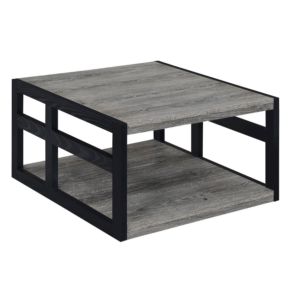 Monterey Square Coffee Table with Shelf. Picture 1