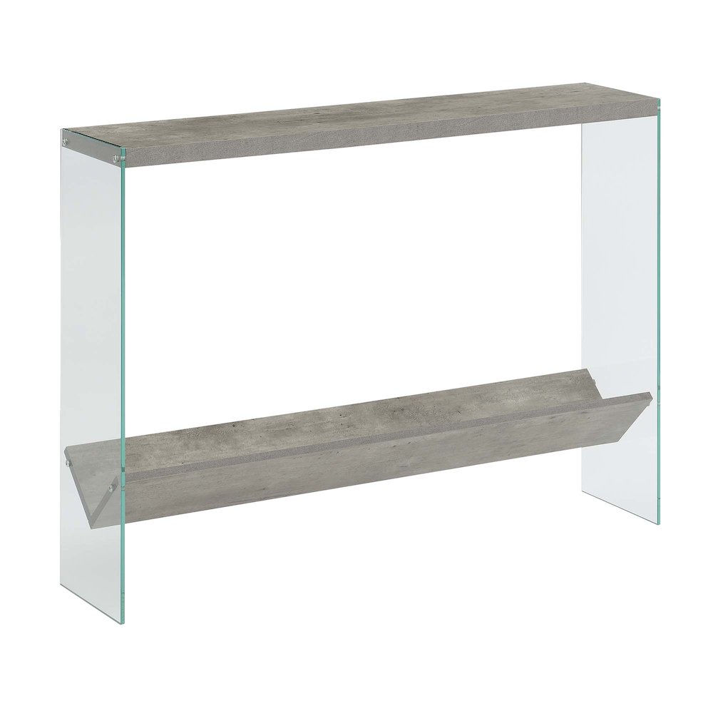 SoHo V Console Table w/ Shelf. Picture 1