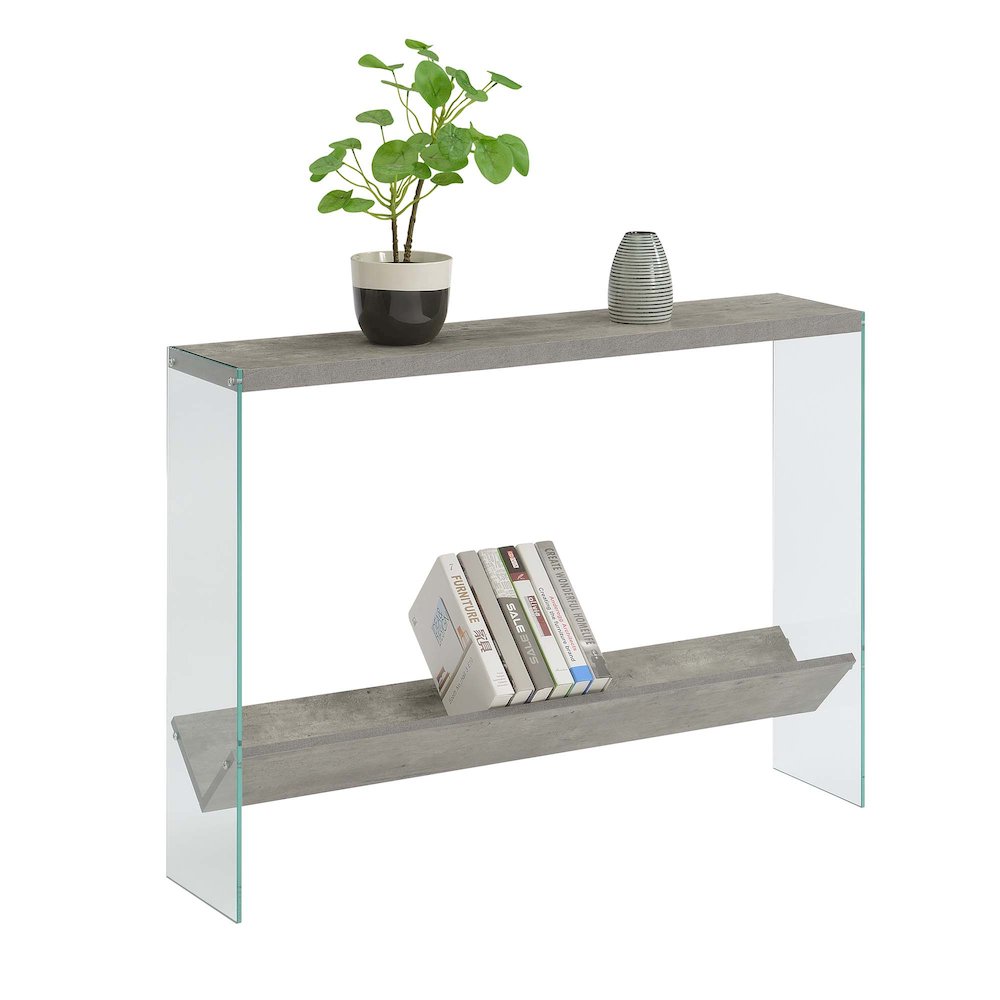 SoHo V Console Table w/ Shelf. Picture 3