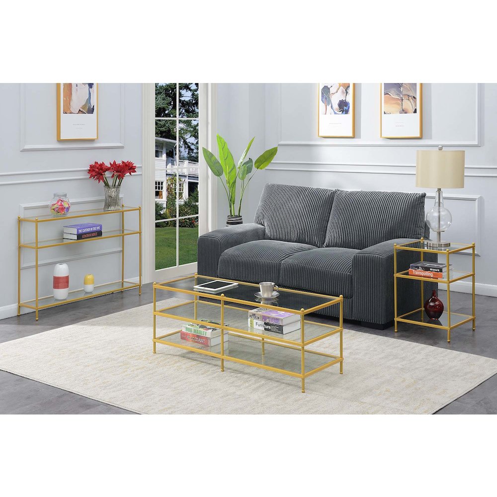 Royal Crest 3 Tier Coffee Table. Picture 4