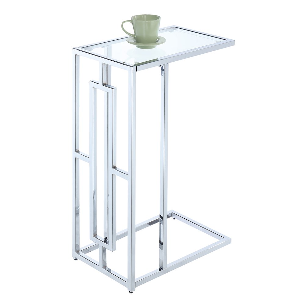 Town Square Chrome C End Table. Picture 2