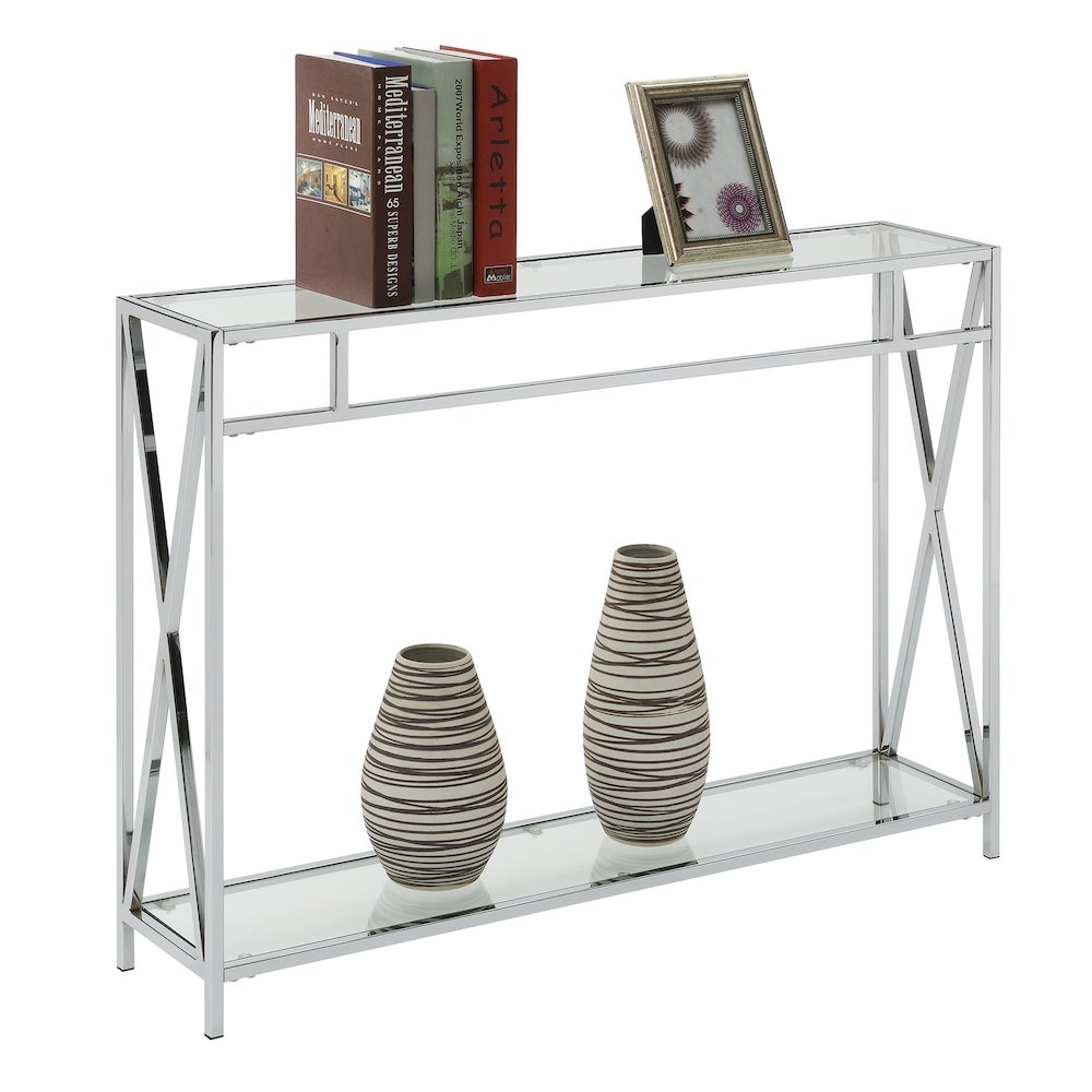 Oxford Chrome Console Table. Picture 3