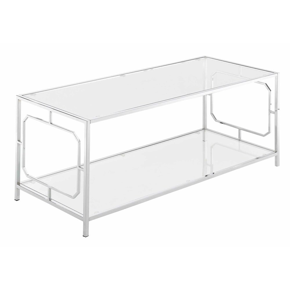 Omega Chrome Coffee Table. Picture 1