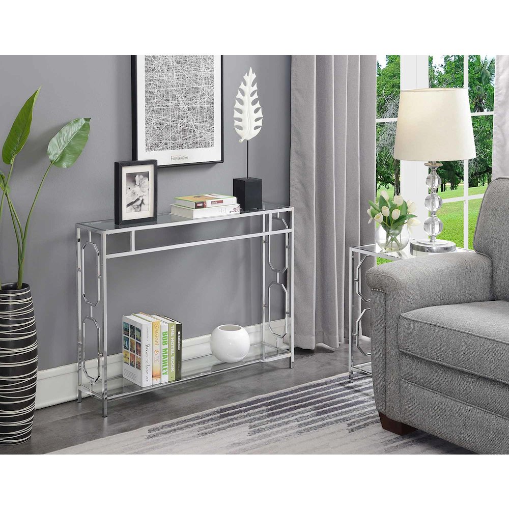 Omega Chrome Console Table. Picture 2