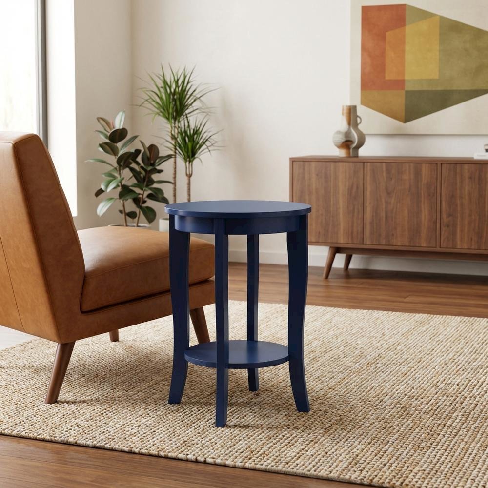 Round End Table with Smooth Surface and Durable Construction. Picture 3