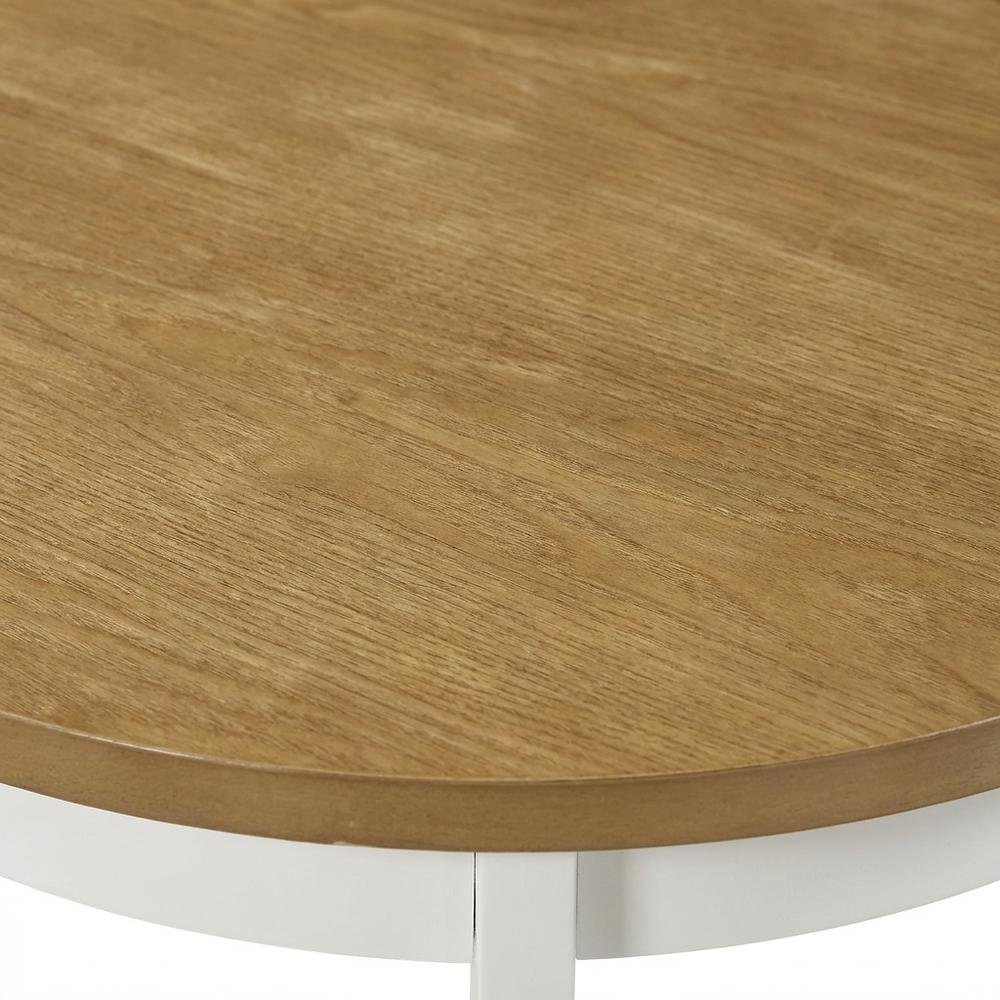 Round End Table in Contemporary Finish with Sturdy Surface for Living Room. Picture 5
