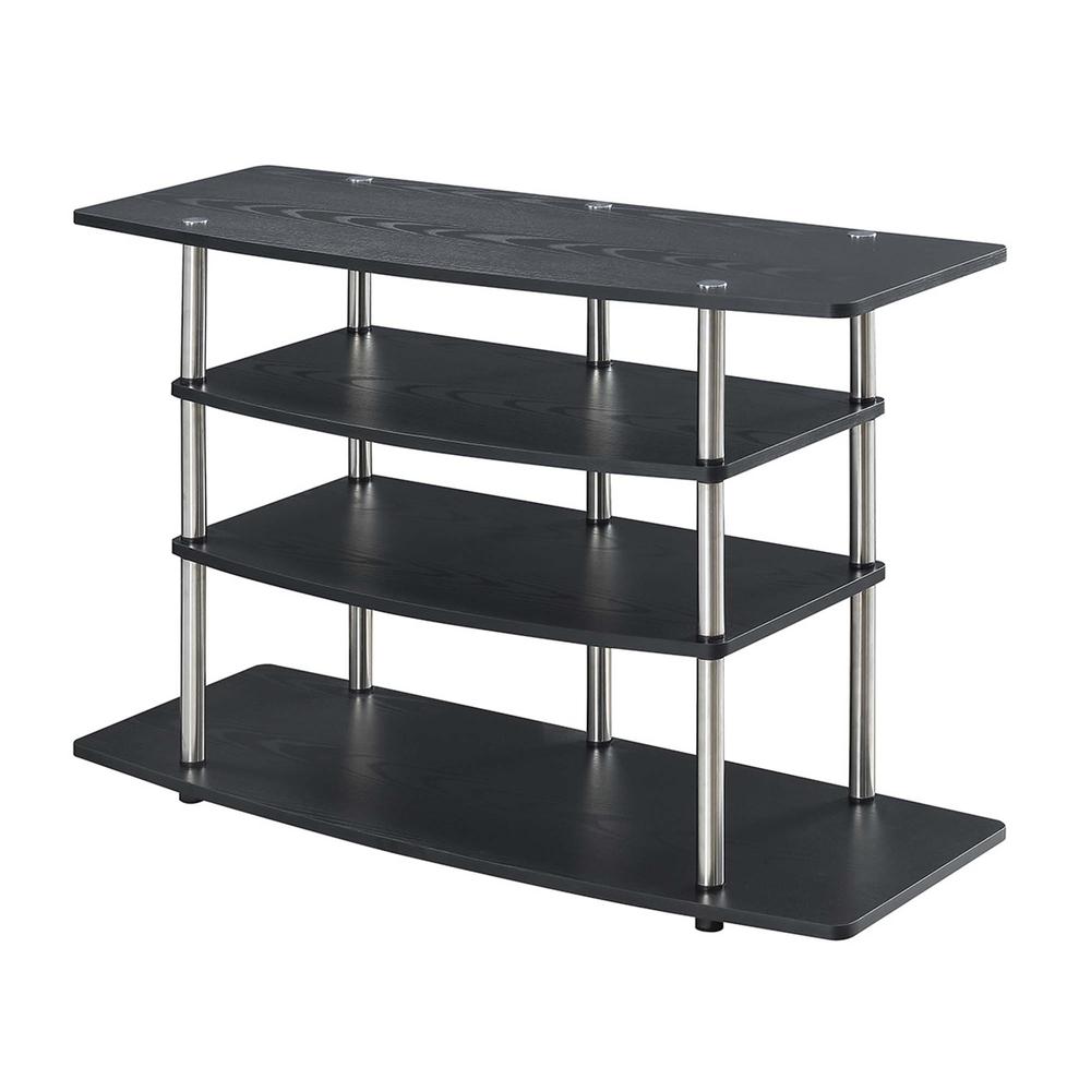 Designs2Go No Tools Wide Highboy TV Stand. Picture 1