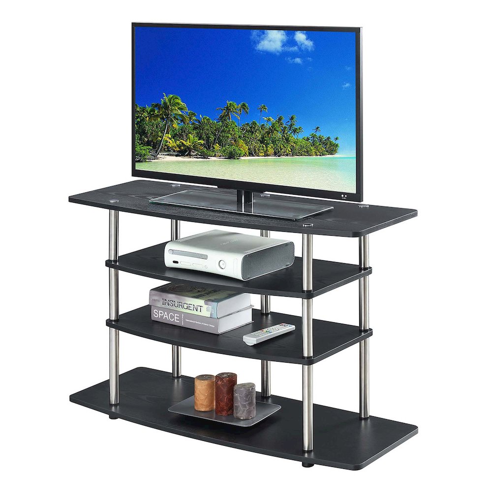 Designs2Go No Tools Wide Highboy TV Stand. Picture 3