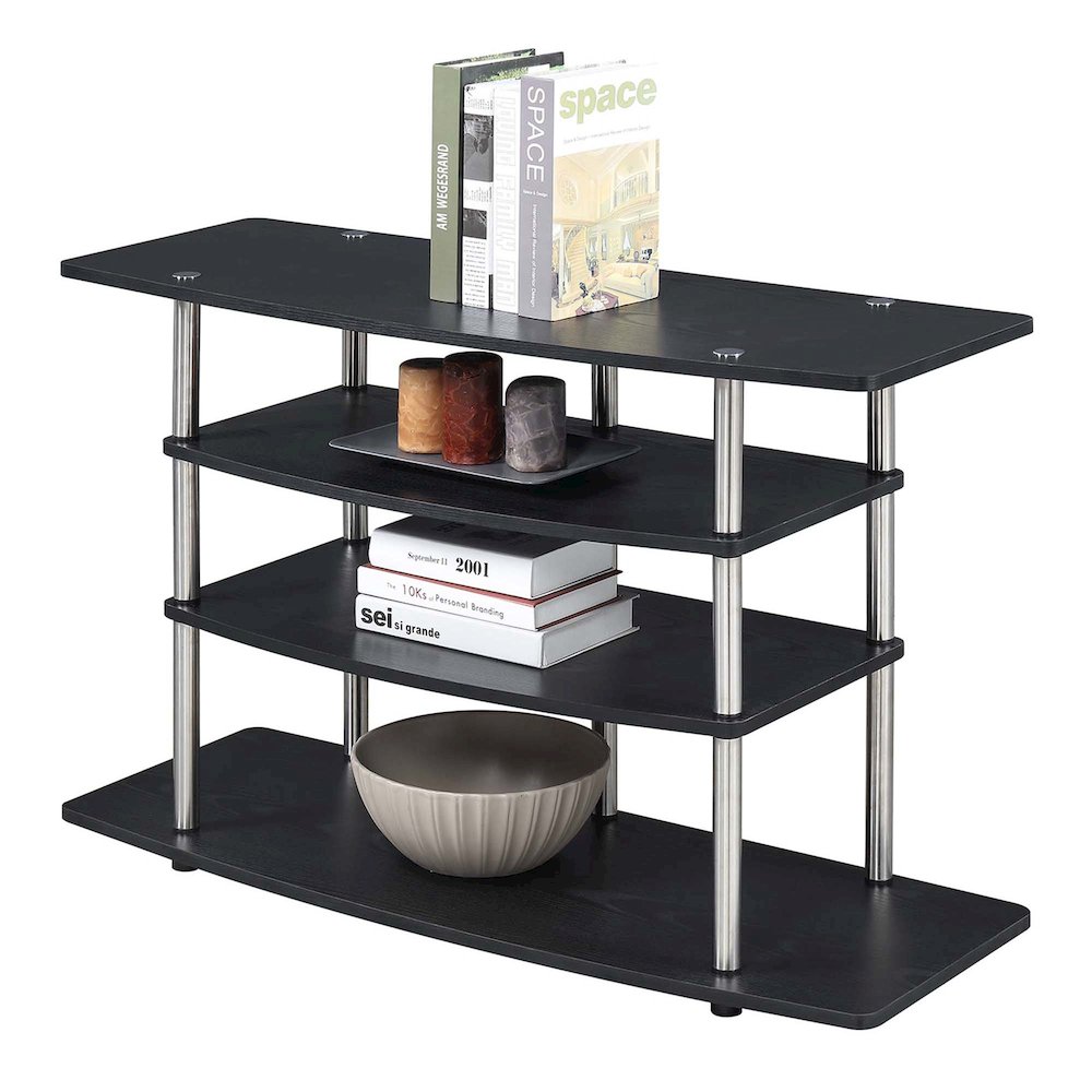 Designs2Go No Tools Wide Highboy TV Stand. Picture 5