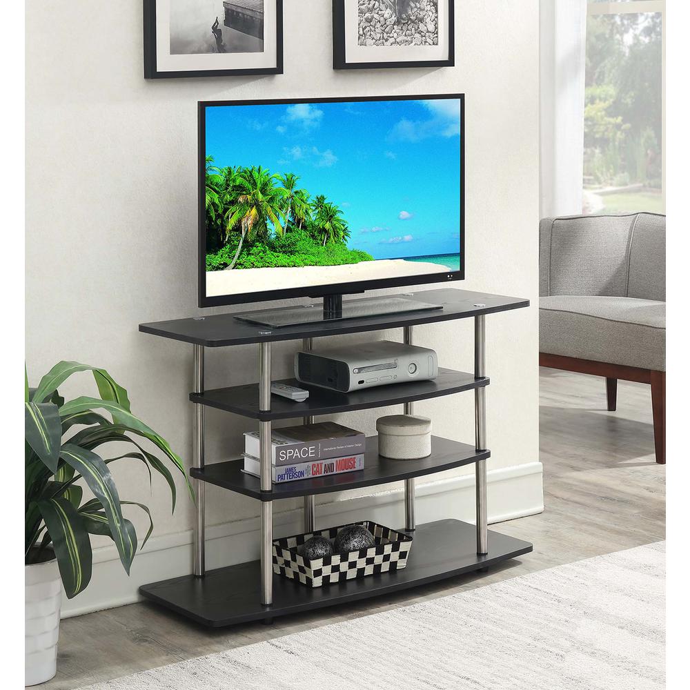 Designs2Go No Tools Wide Highboy TV Stand. Picture 3