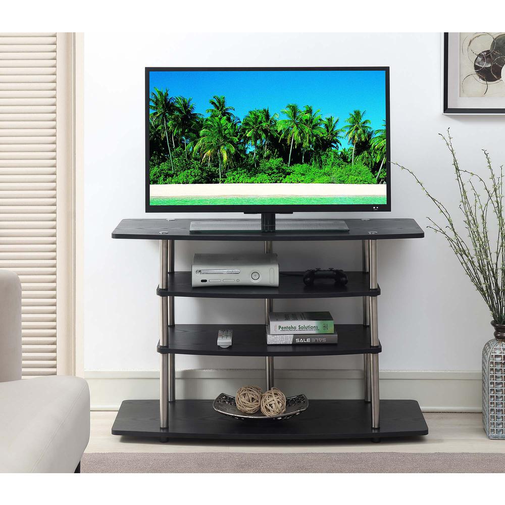 Designs2Go No Tools Wide Highboy TV Stand. Picture 4