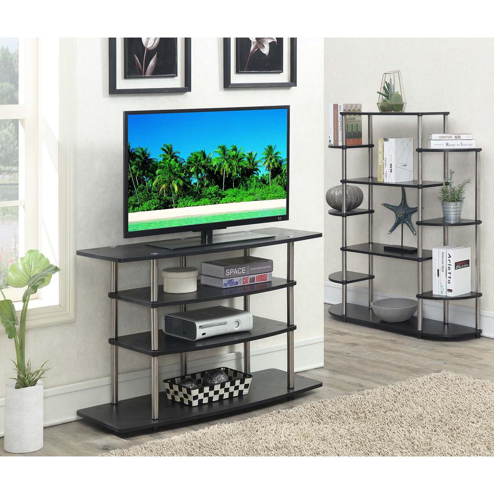 Designs2Go No Tools Wide Highboy TV Stand. Picture 6
