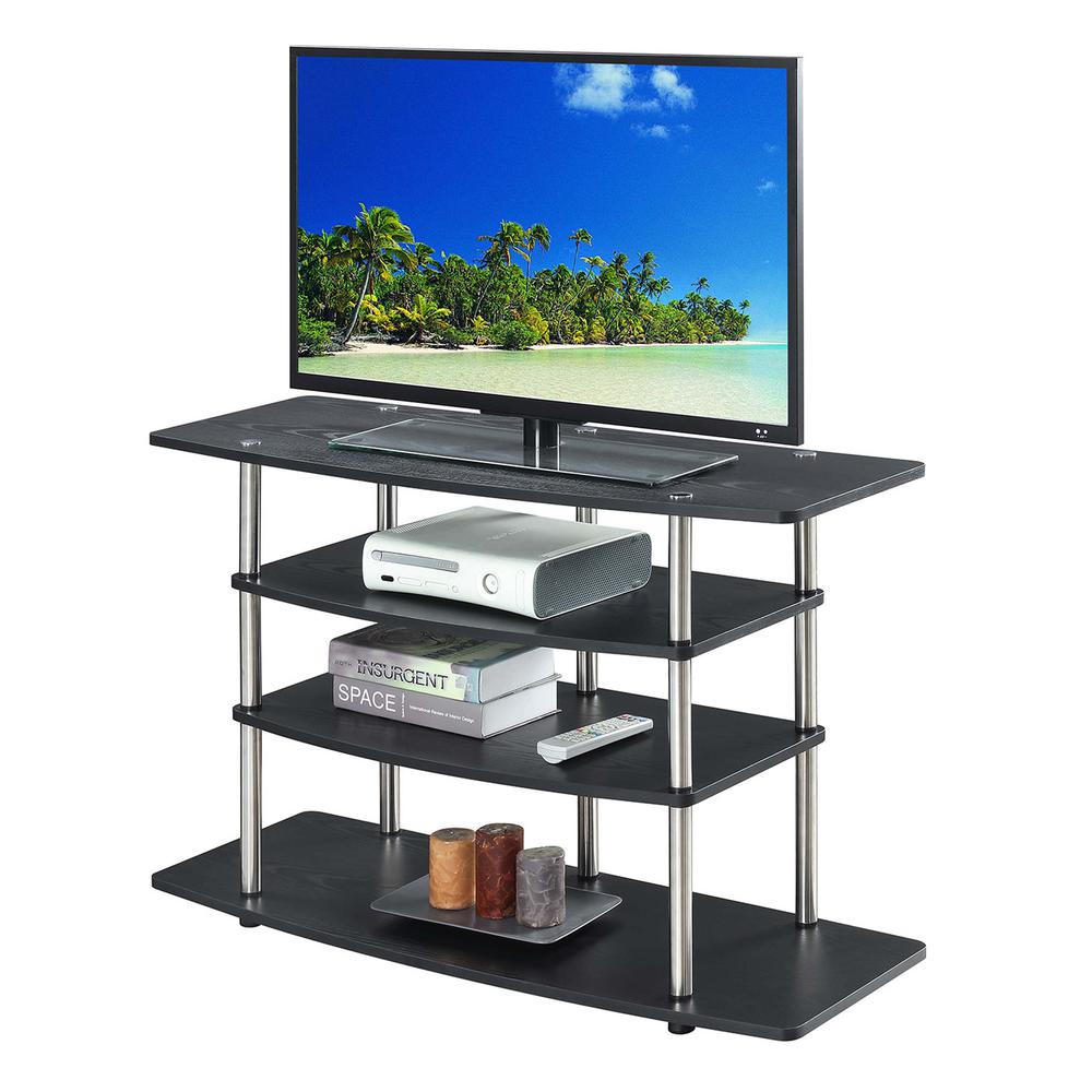 Designs2Go No Tools Wide Highboy TV Stand. Picture 8
