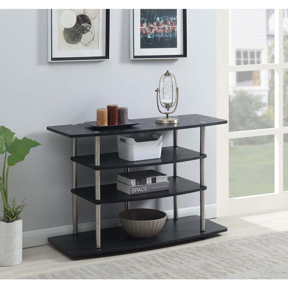 Designs2Go No Tools Wide Highboy TV Stand. Picture 7