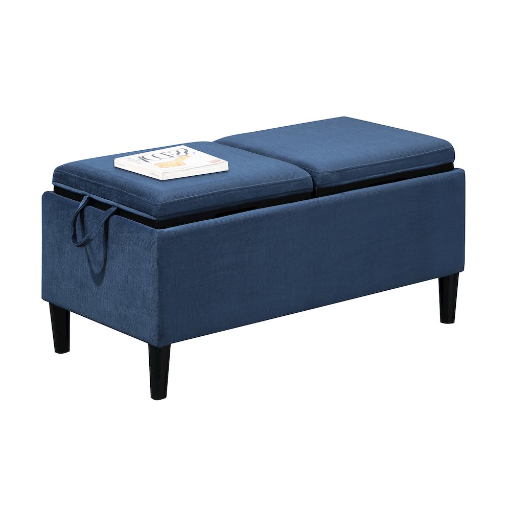 Designs4Comfort Magnolia Storage Ottoman with Trays. Picture 3