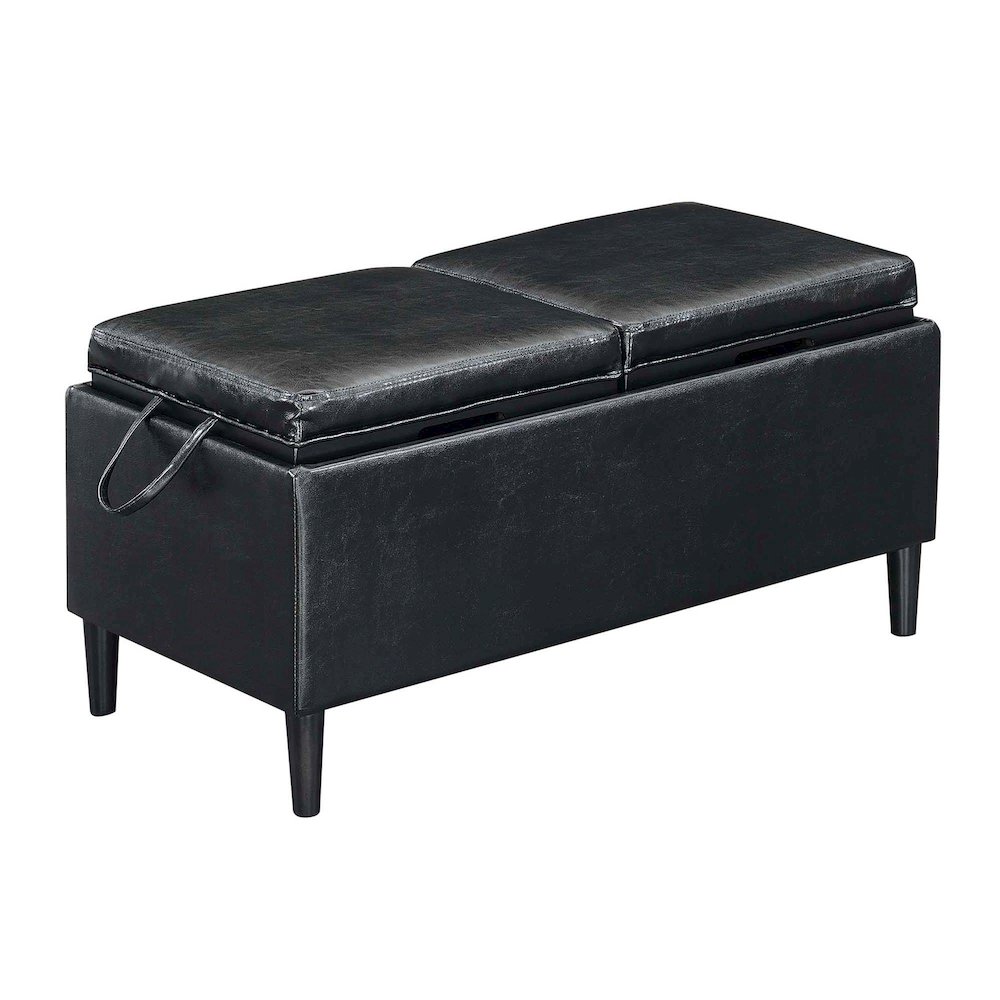 Designs4Comfort Magnolia Storage Ottoman with Trays. Picture 4