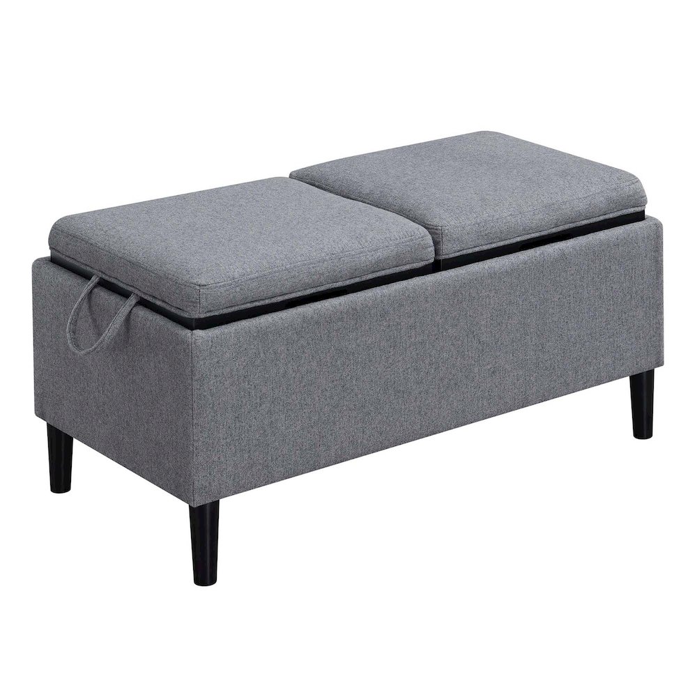 Designs4Comfort Magnolia Storage Ottoman with Trays. Picture 4