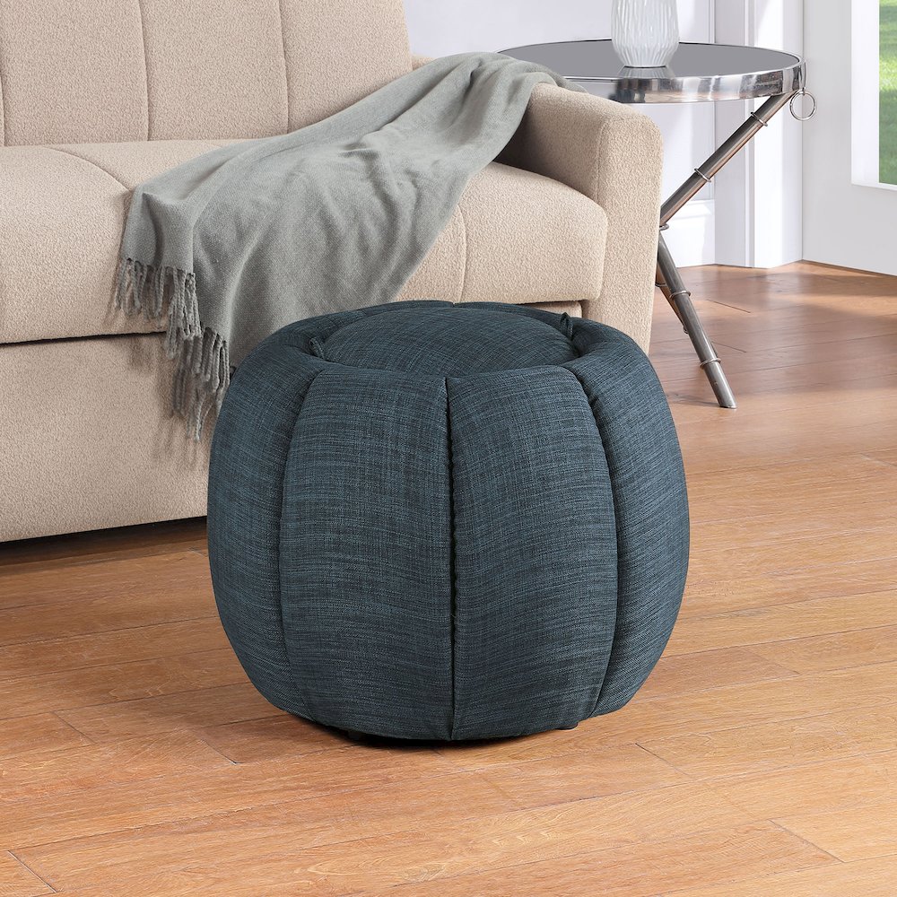 Designs4Comfort Daisy Storage Ottoman with Reversible Tray Lid. Picture 8