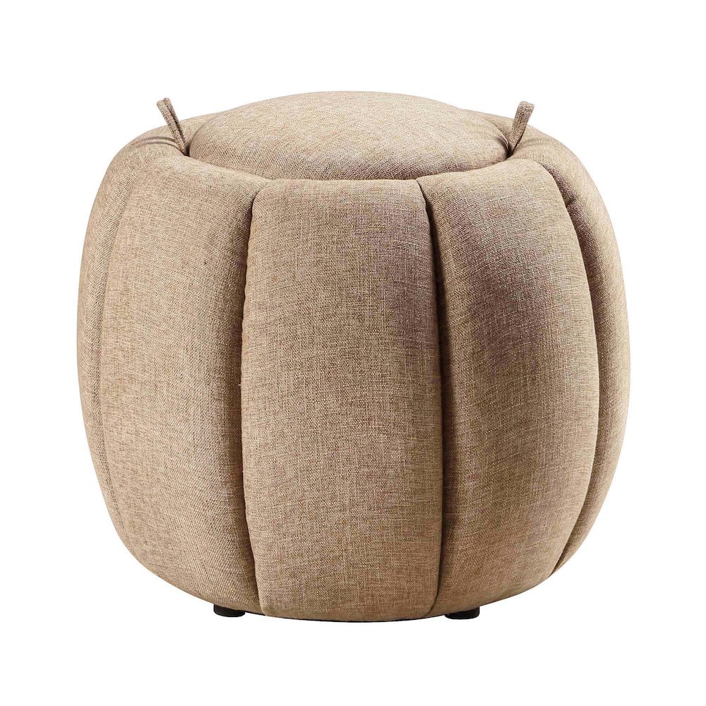 Designs4Comfort Daisy Storage Ottoman with Reversible Tray Lid. Picture 1