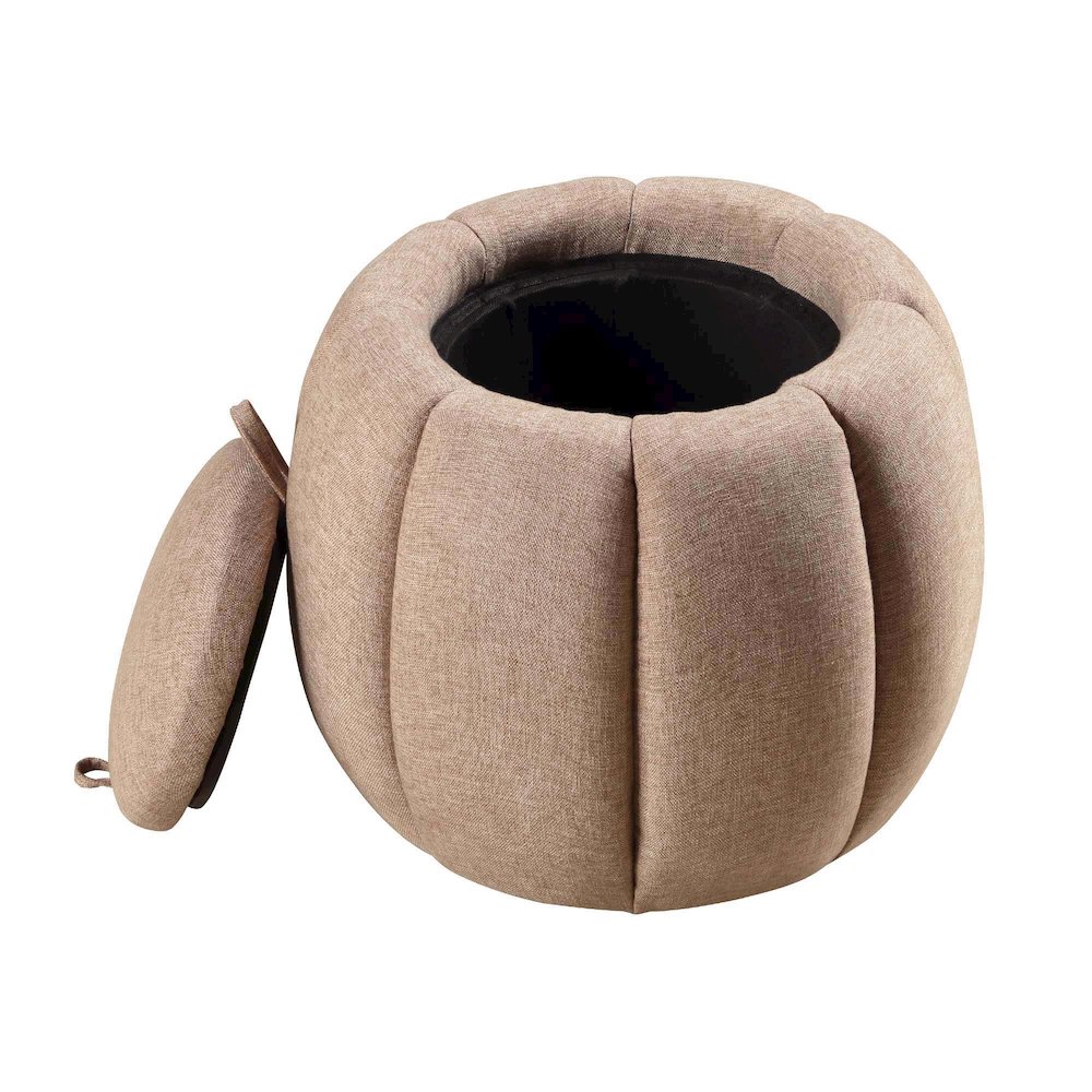Designs4Comfort Daisy Storage Ottoman with Reversible Tray Lid. Picture 5