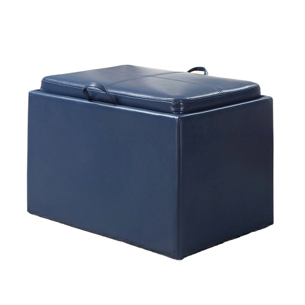 Accent Storage Ottoman with Reversible Tray. Picture 1