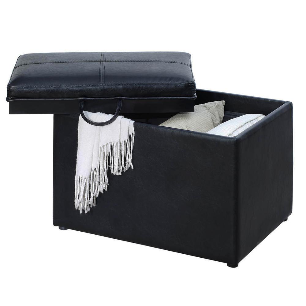Accent Storage Ottoman with Reversible Tray. Picture 6