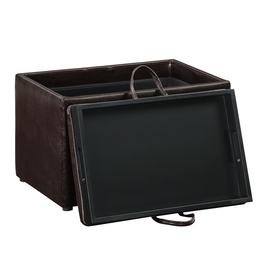 Accent Storage Ottoman with Reversible Tray. Picture 6