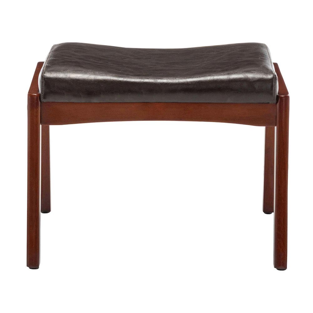 Designs4Comfort Natalie Accent Ottoman Stool Espresso. Picture 4