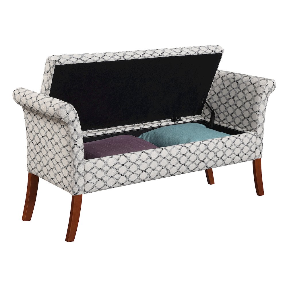 Designs4Comfort Garbo Entryway Storage Bench. Picture 2