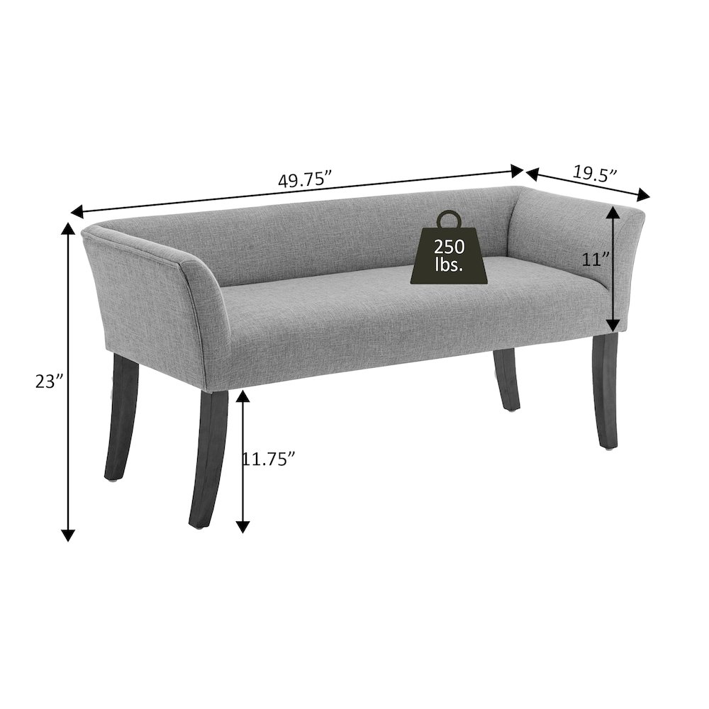 Designs4Comfort Ella Entryway Window Accent Seating Bench. Picture 4