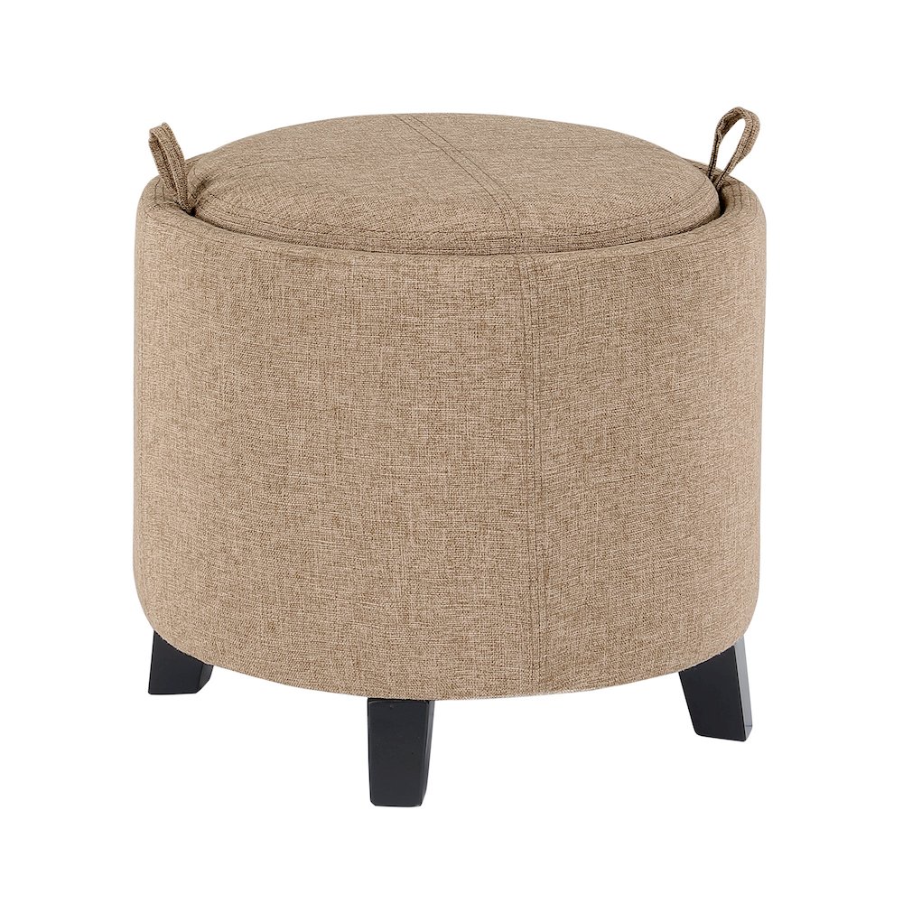 Designs4Comfort Oscar Storage Ottoman with Reversible Tray. Picture 1