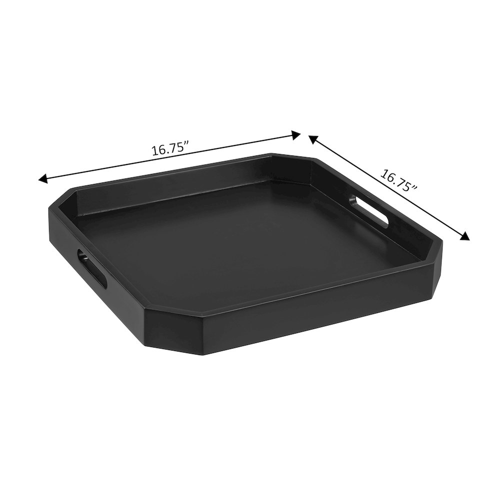 Palm Beach Geometric Decorative Serving Tray. Picture 4