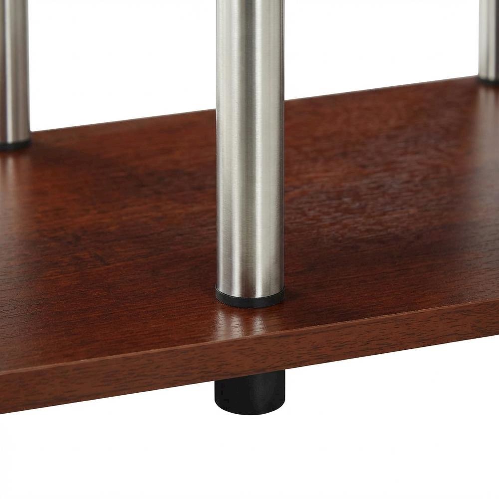 Contemporary Brown Particle Board TV Stand for up to 46-Inch TVs. Picture 6