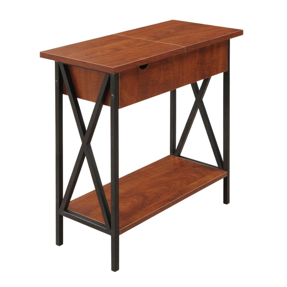 Small coffee table with flip top functionality and compact design. Picture 1
