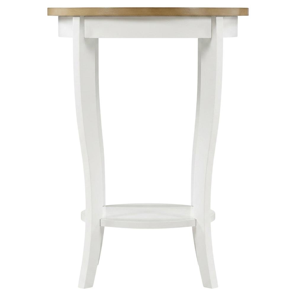Round End Table in Contemporary Finish with Sturdy Surface for Living Room. Picture 4
