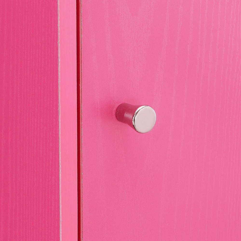 Xtra Storage 1 Door Cabinet with Shelf, Pink. Picture 5