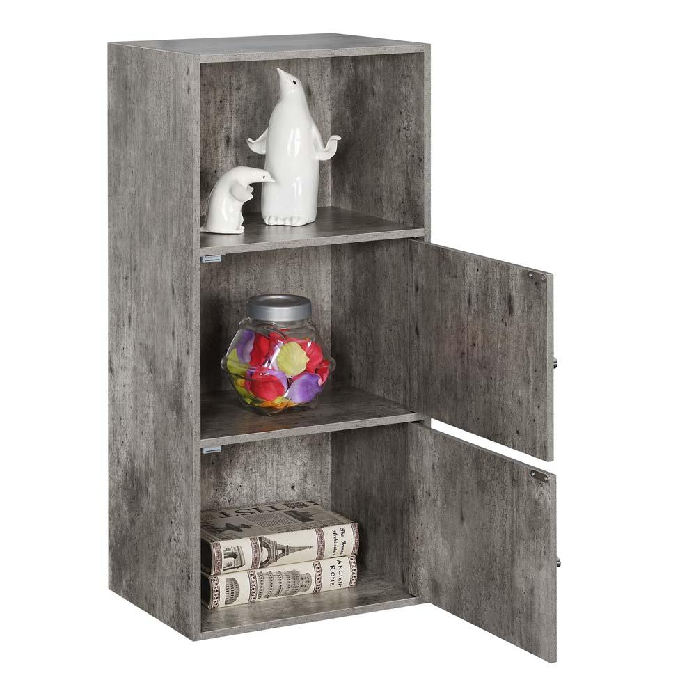 Xtra Storage 2 Door Cabinet with Shelf, Faux Birch. Picture 2